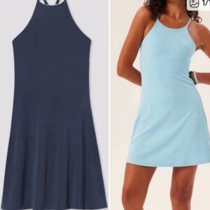 Girlfriend Collective Midnight Blue Activewear Dress